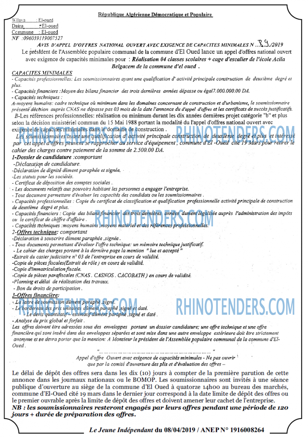 Jeune Independant