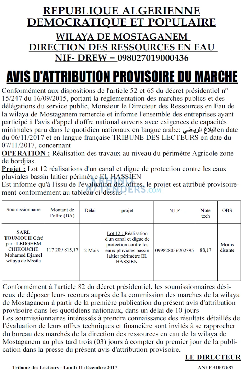 TRIBUNE DES LECTEURS