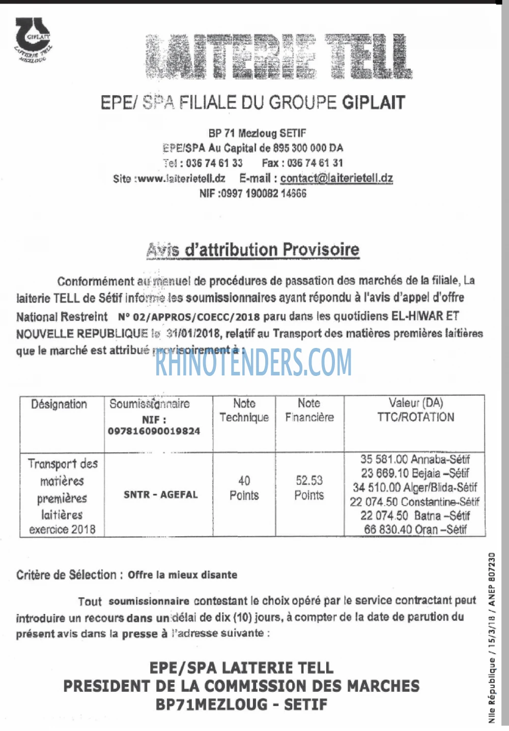 NOUVELLE REPUBLIQUE