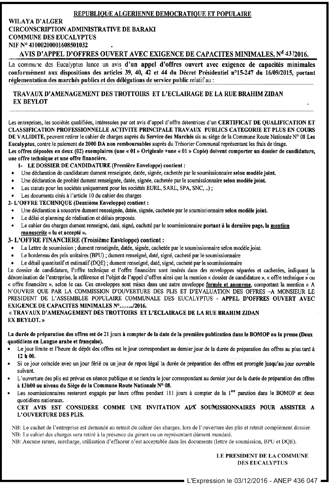 L'EXPRESSION