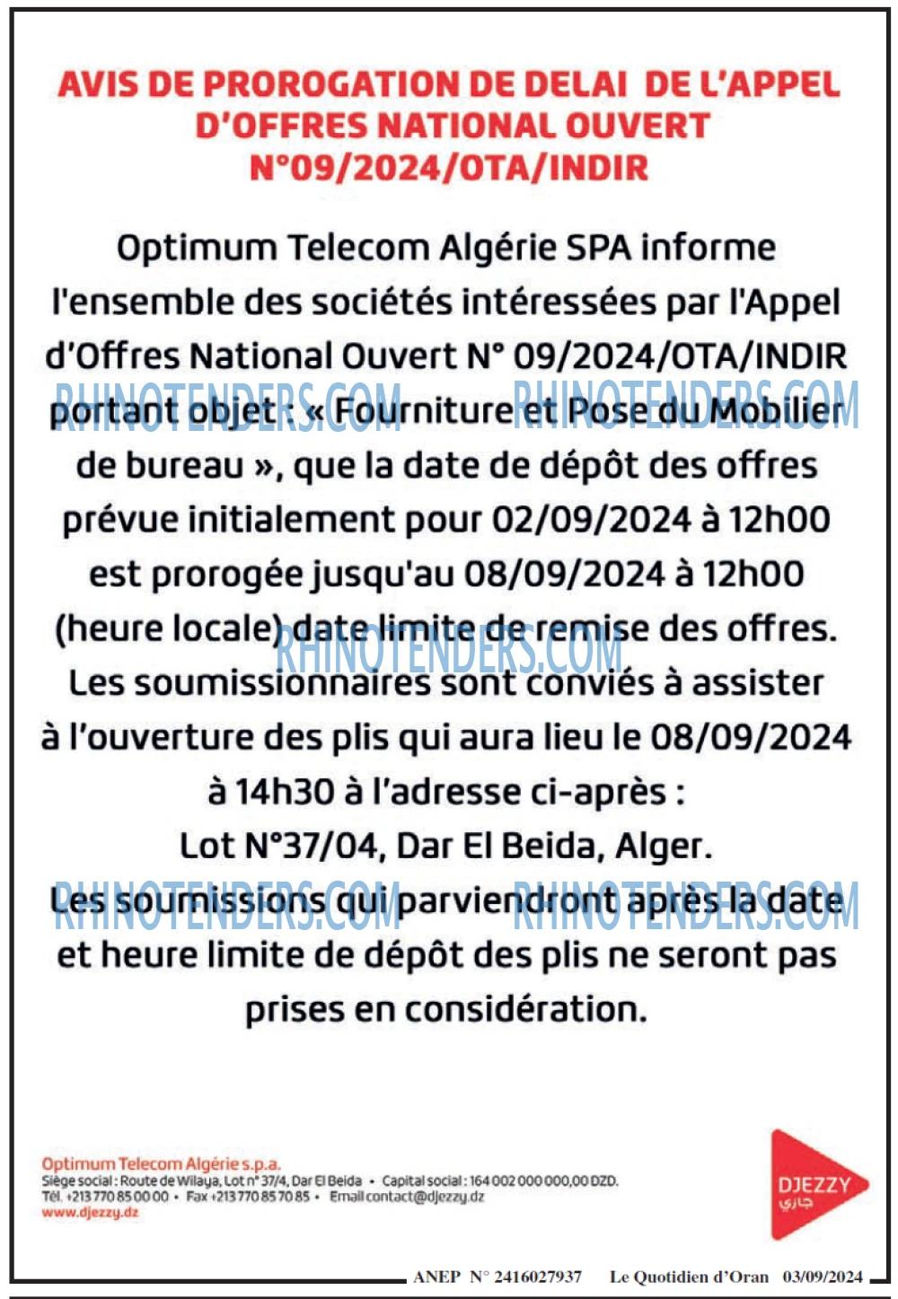 Le Quotidien d'Oran