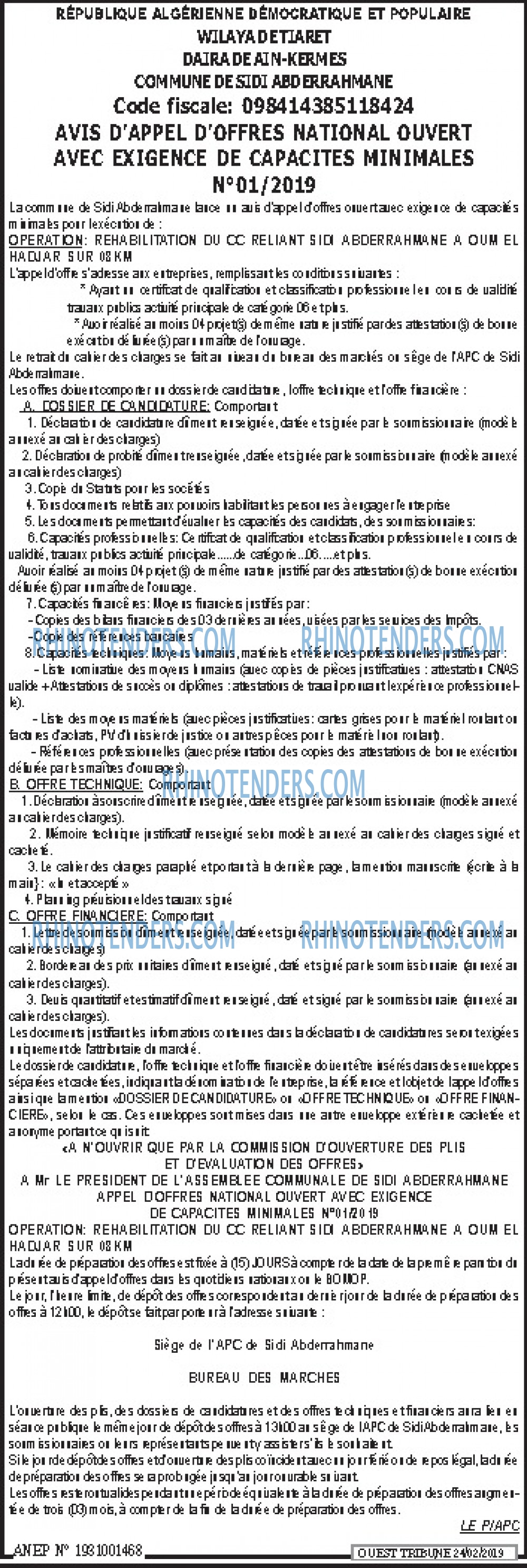 ouest TRIBUNE