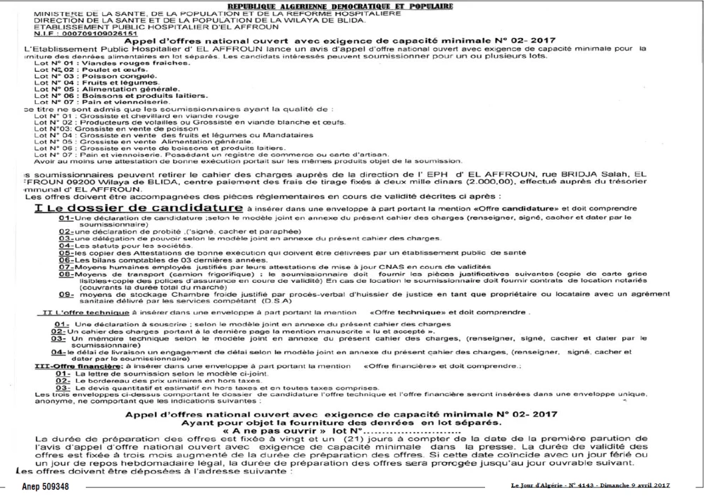 Le Jour d'Algérie
