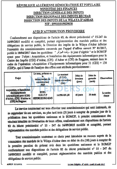 Le Jour d'Algérie