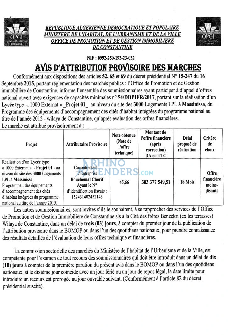 Le Courrier d'Algerie