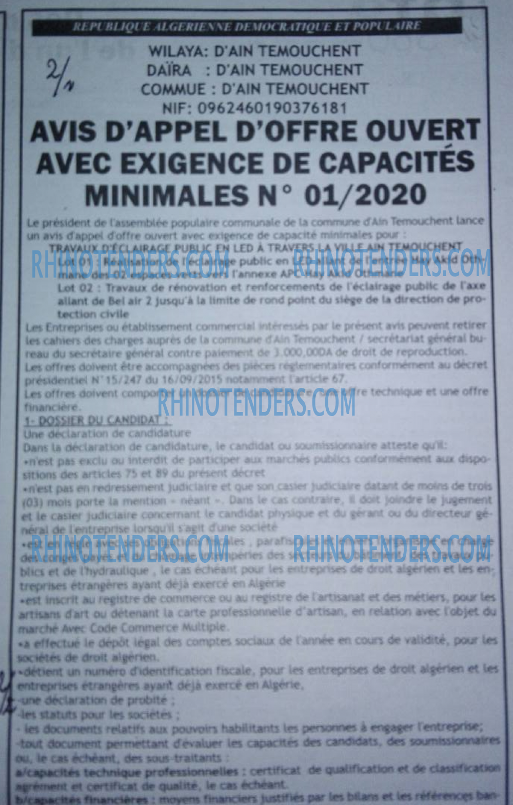 ALGERIE PRESSE