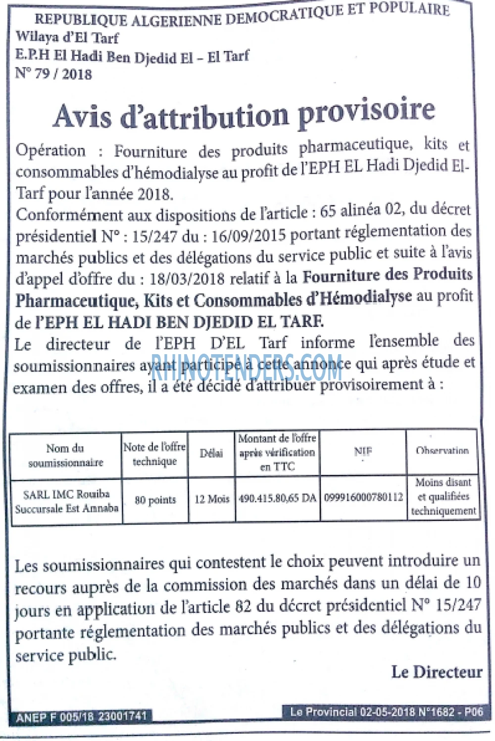 LE PROVINCIAL