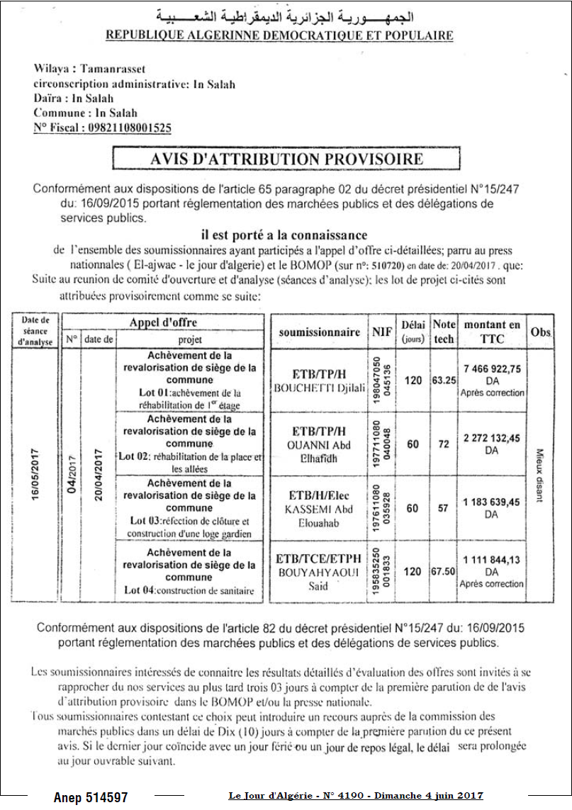 Le Jour d'Algérie