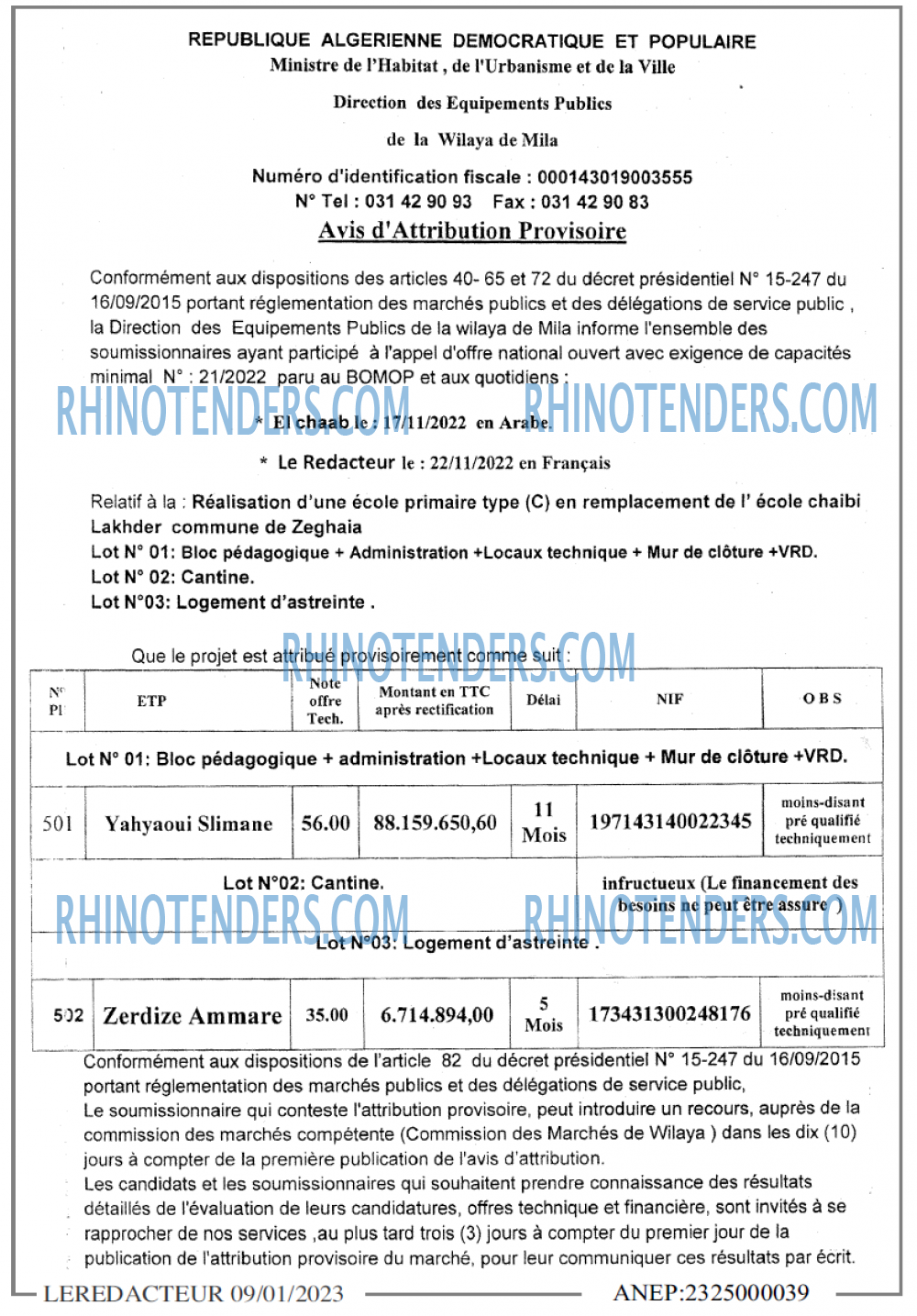 LE REDACTEUR
