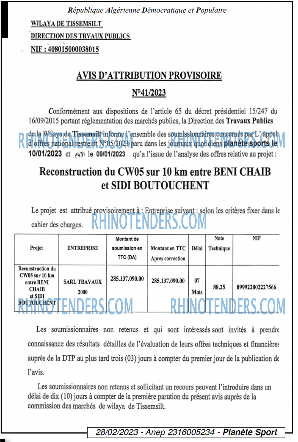 PLANETE SPORT