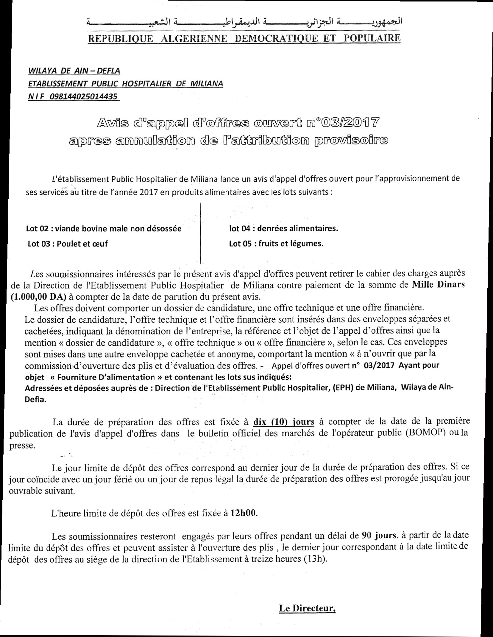 Le Chiffre d'Affaires