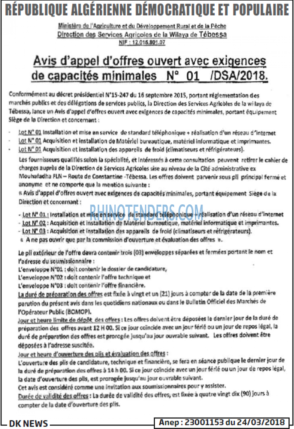 LA DEPECHE DE KABYLIE