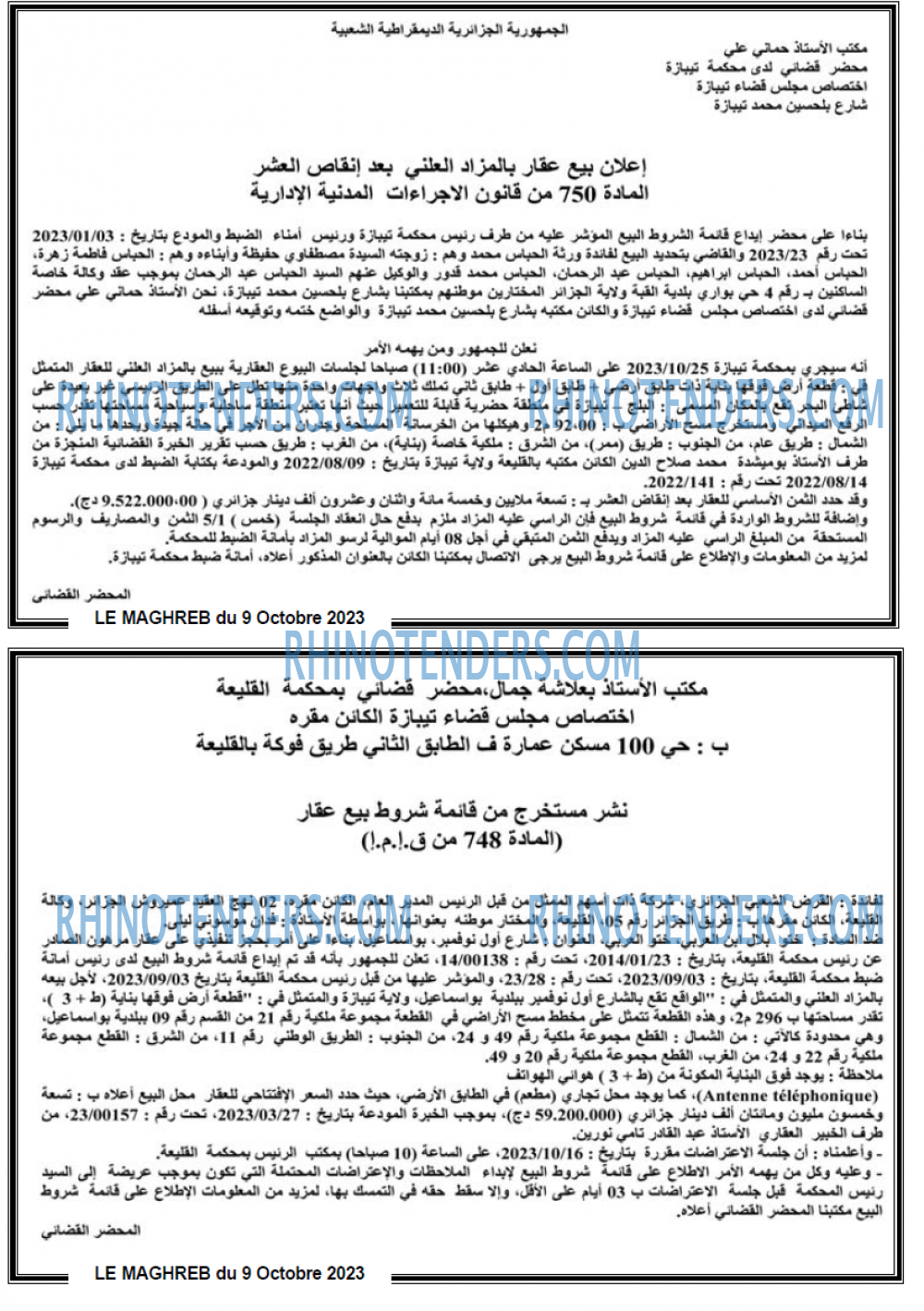LE MAGHREB