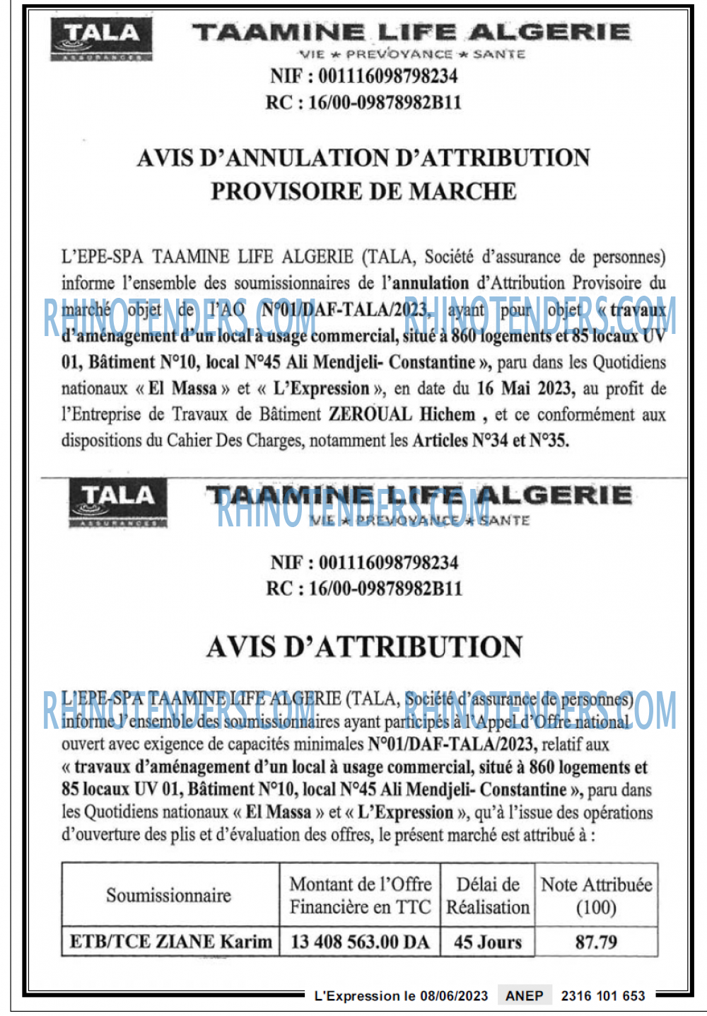 L'EXPRESSION