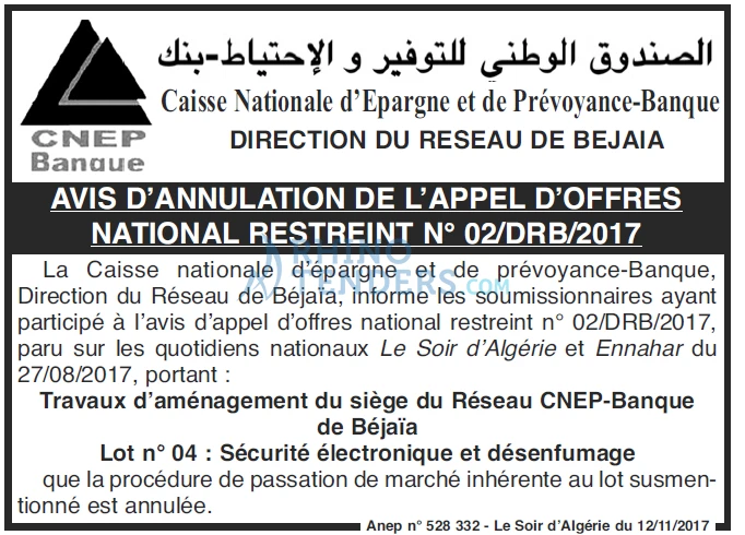 LE SOIR D'ALGERIE