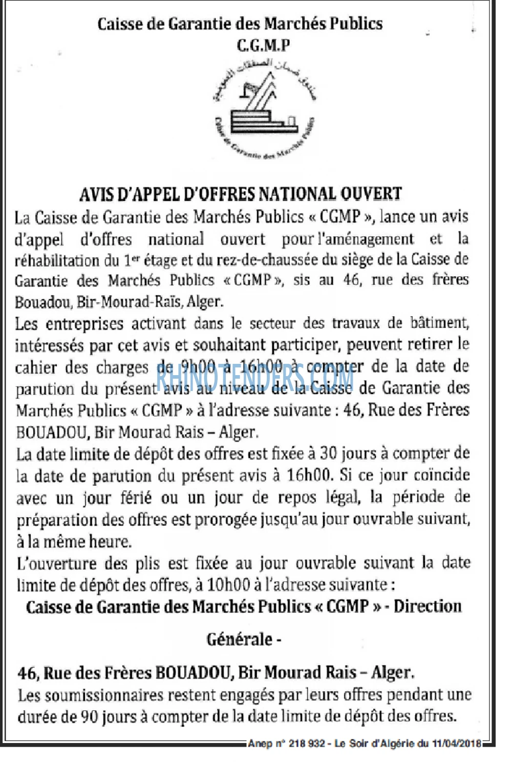LE SOIR D'ALGERIE