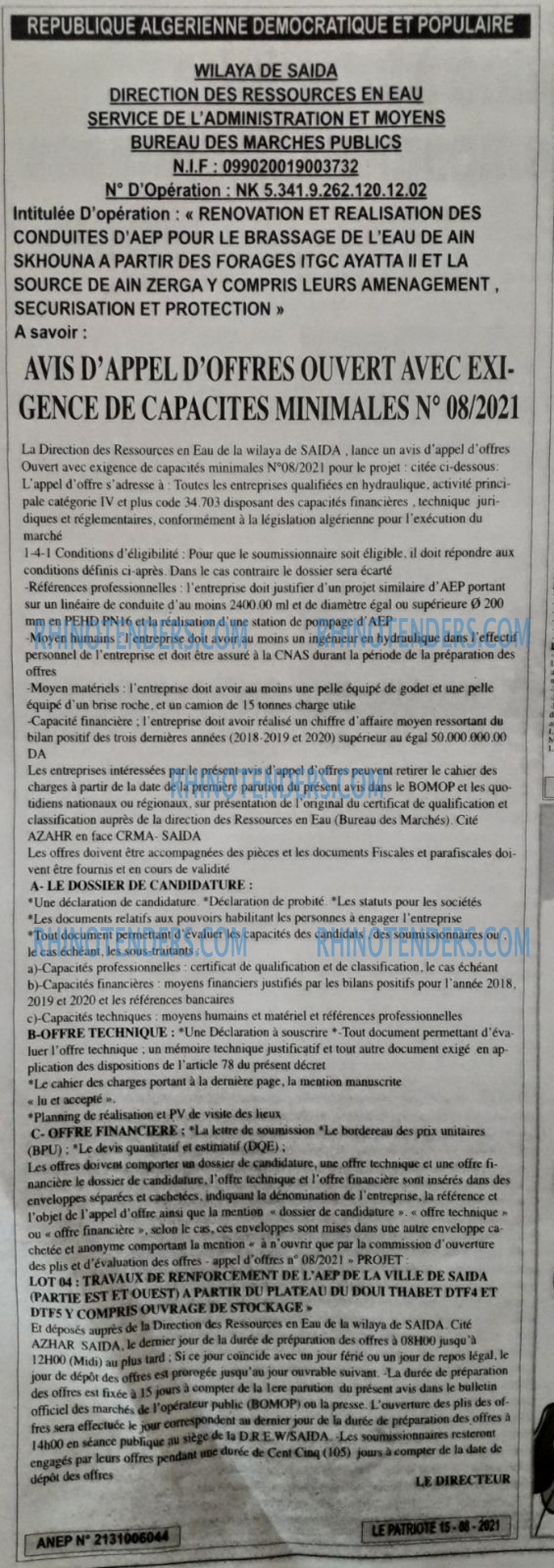 LE PATRIOTE