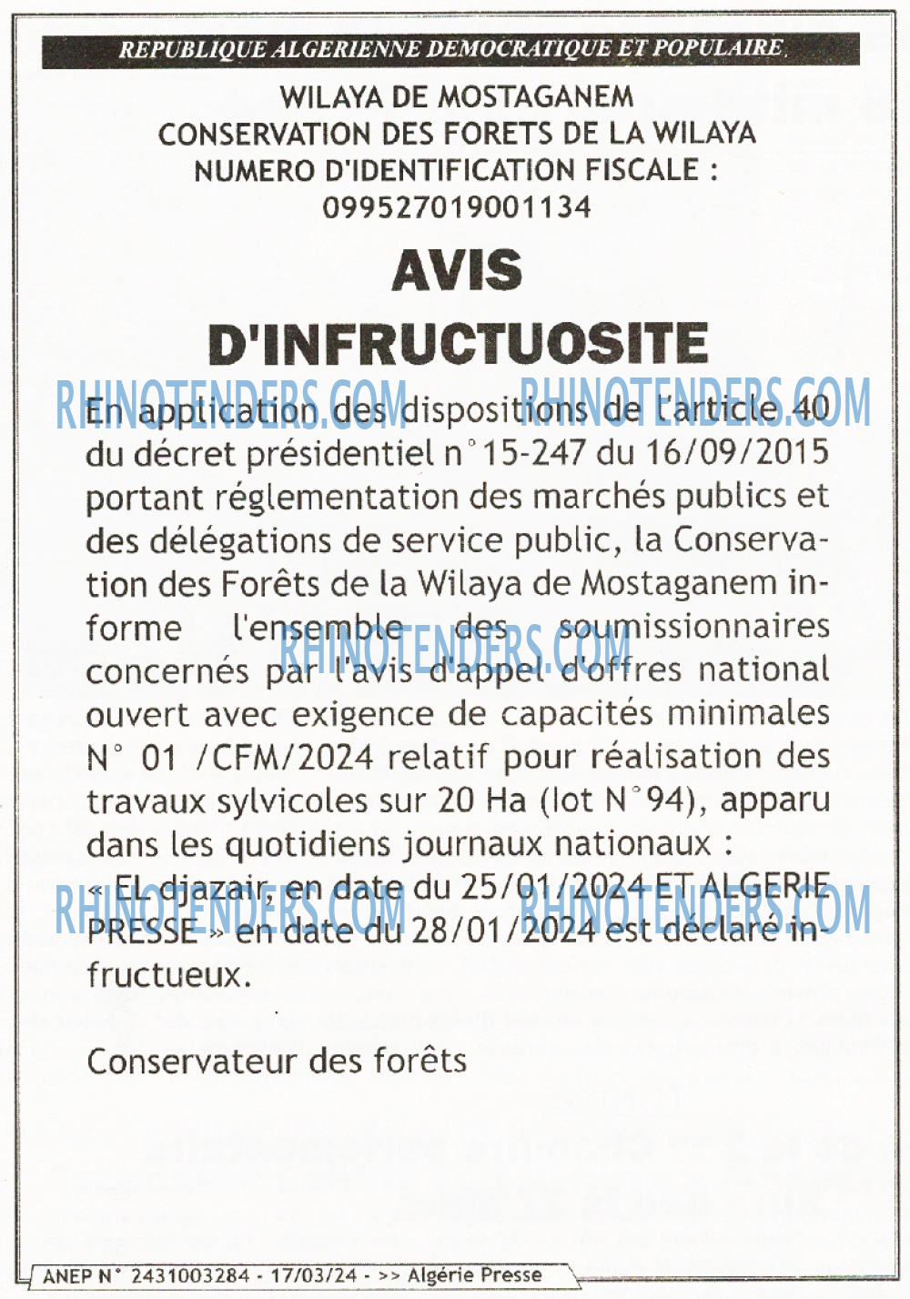 ALGERIE PRESSE