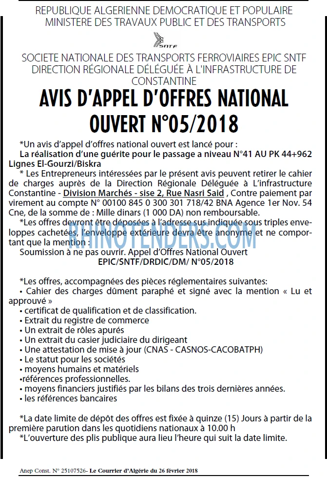 Le Courrier d'Algerie