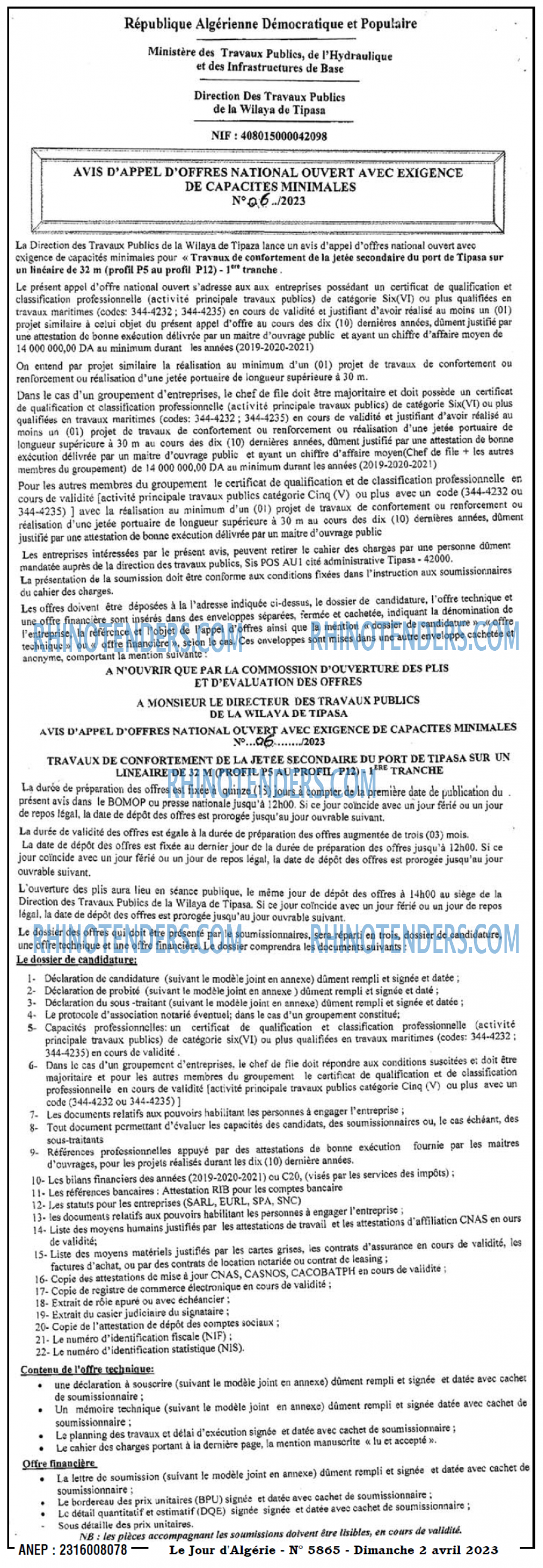 Le Jour d'Algérie