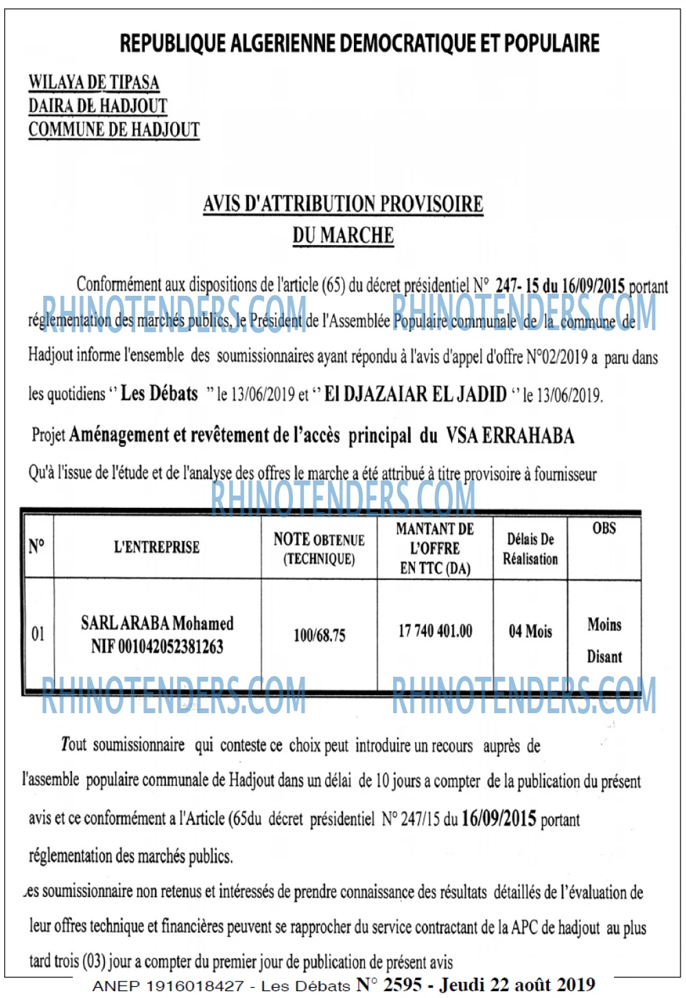 Les Debats