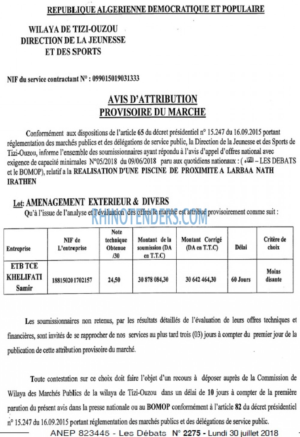 Les Debats