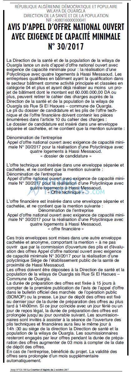 Le Courrier d'Algerie