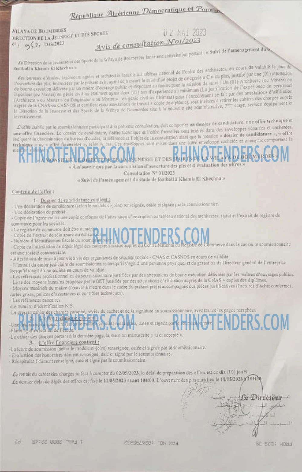 Rhinotenders