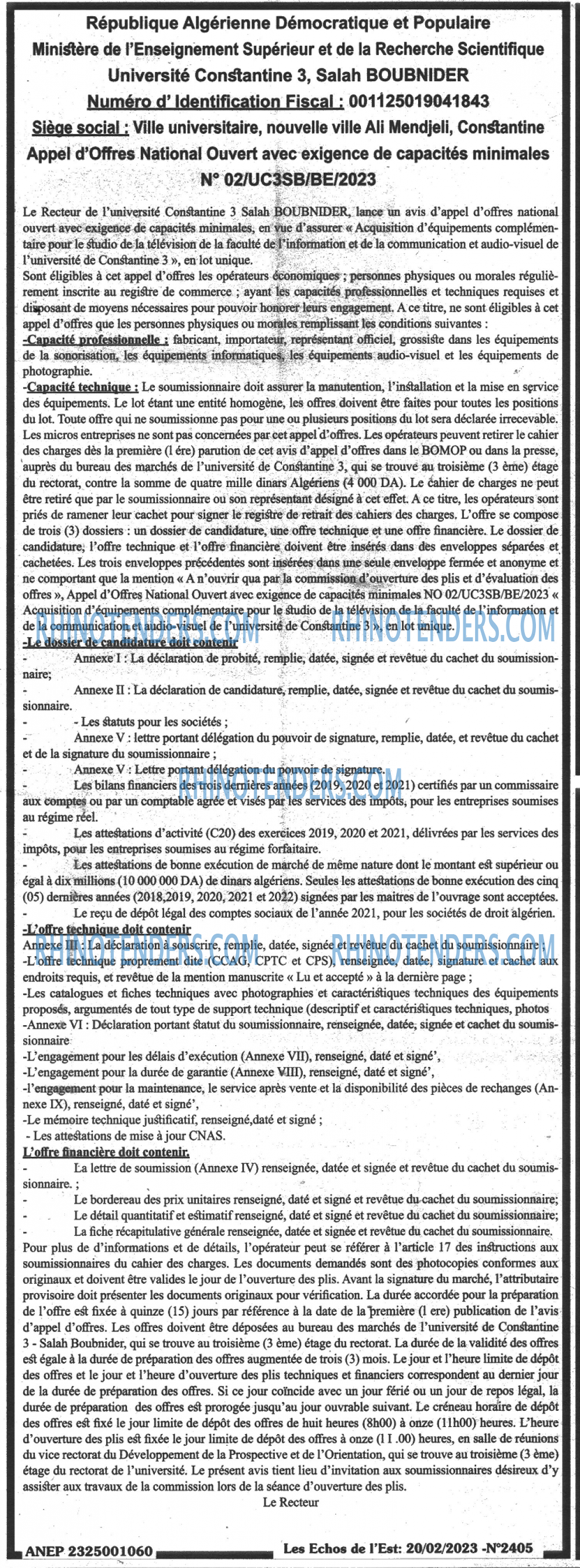 Les Echos de l'Est