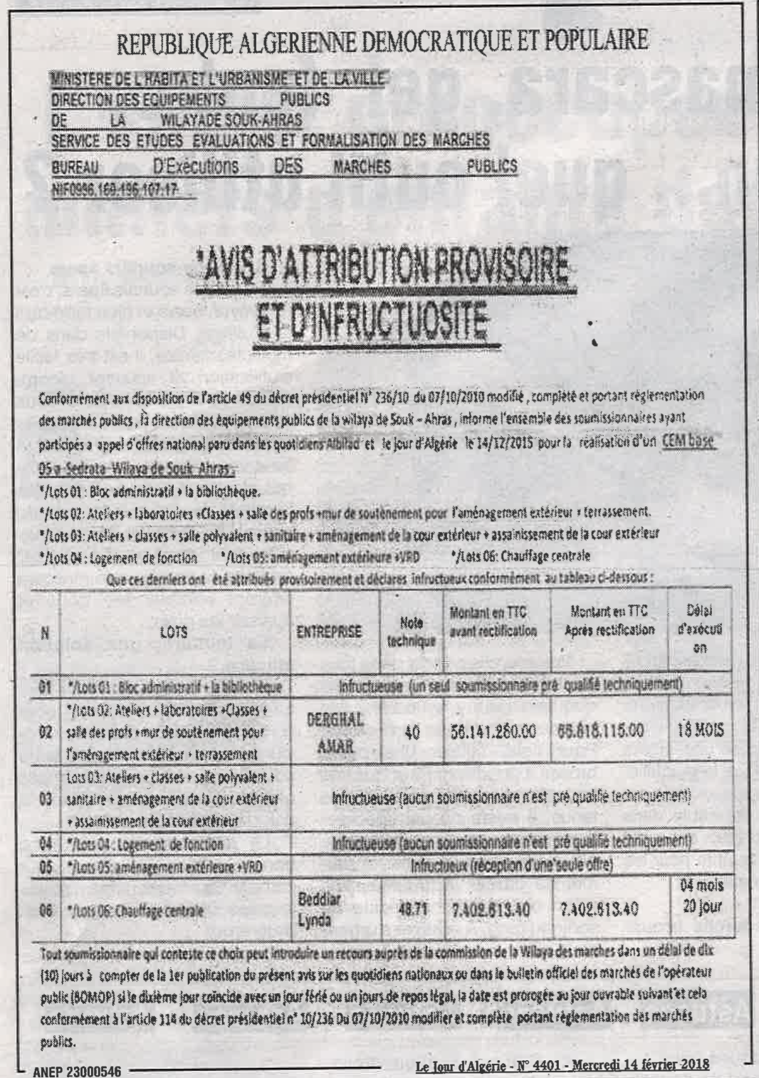 Le Jour d'Algérie