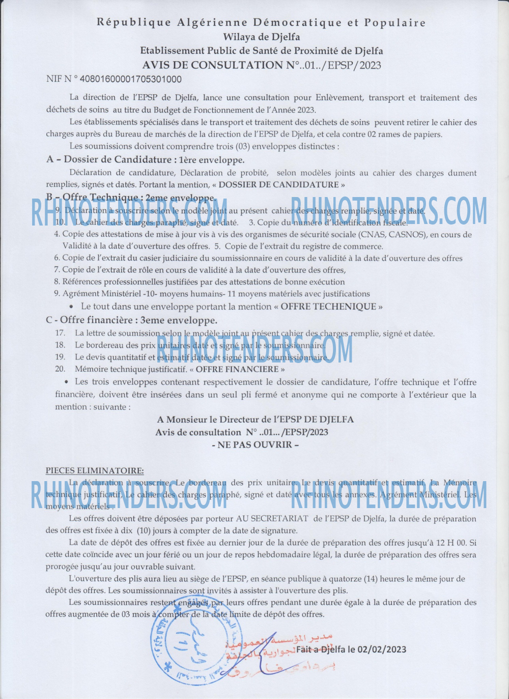 Rhinotenders