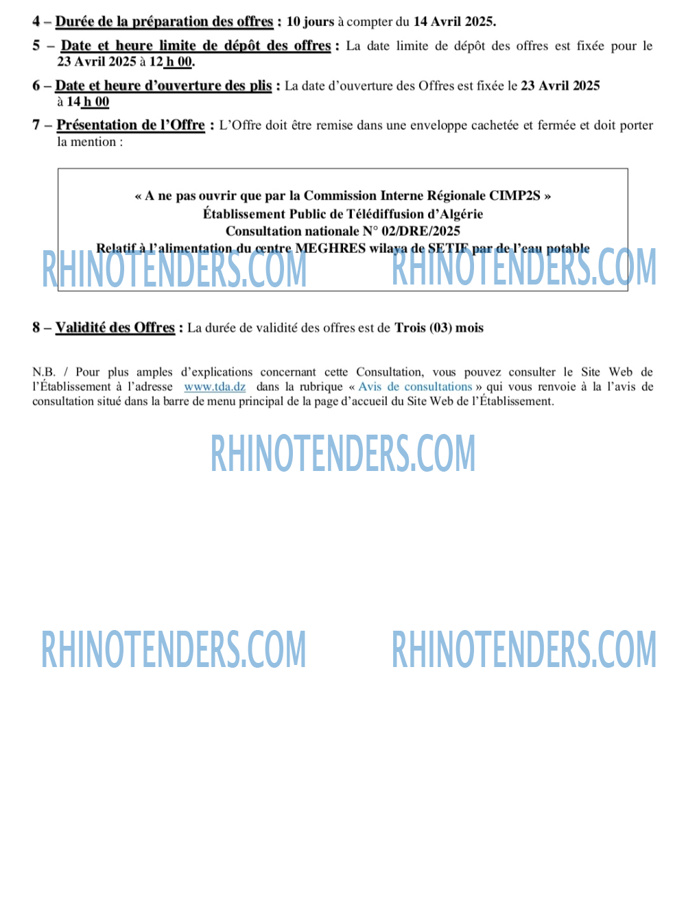 Rhinotenders