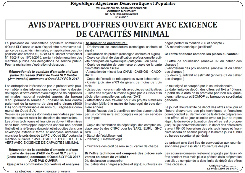 LE REGIONAL