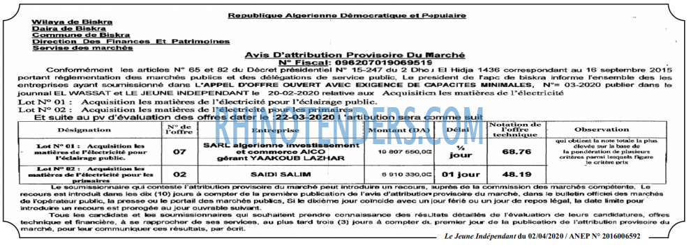 Jeune Independant