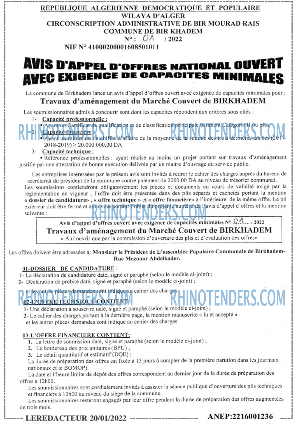 LE REDACTEUR