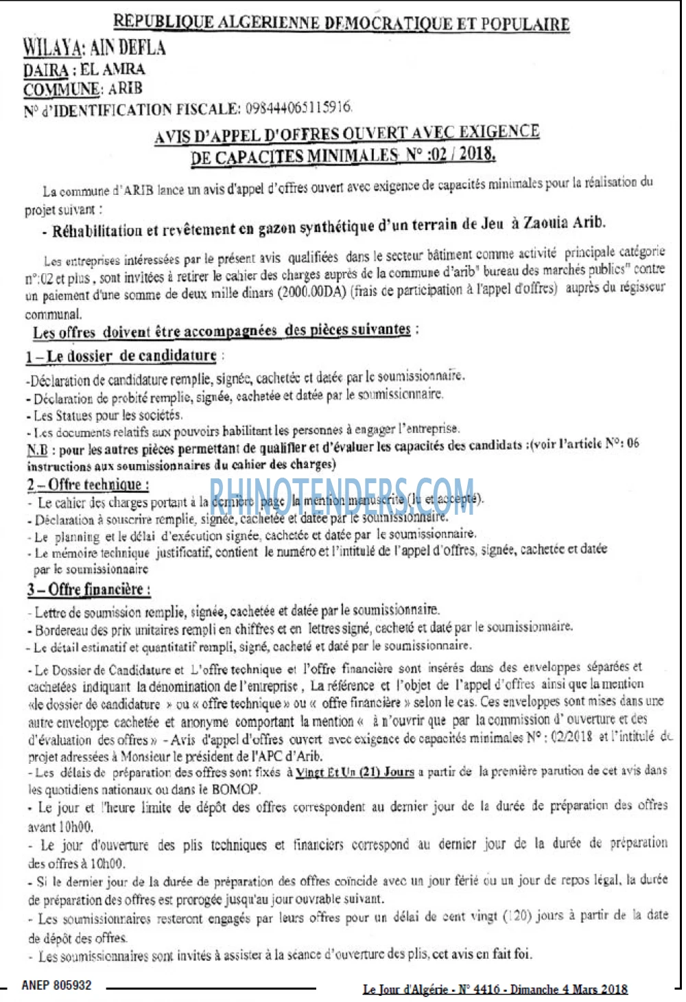 Le Jour d'Algérie