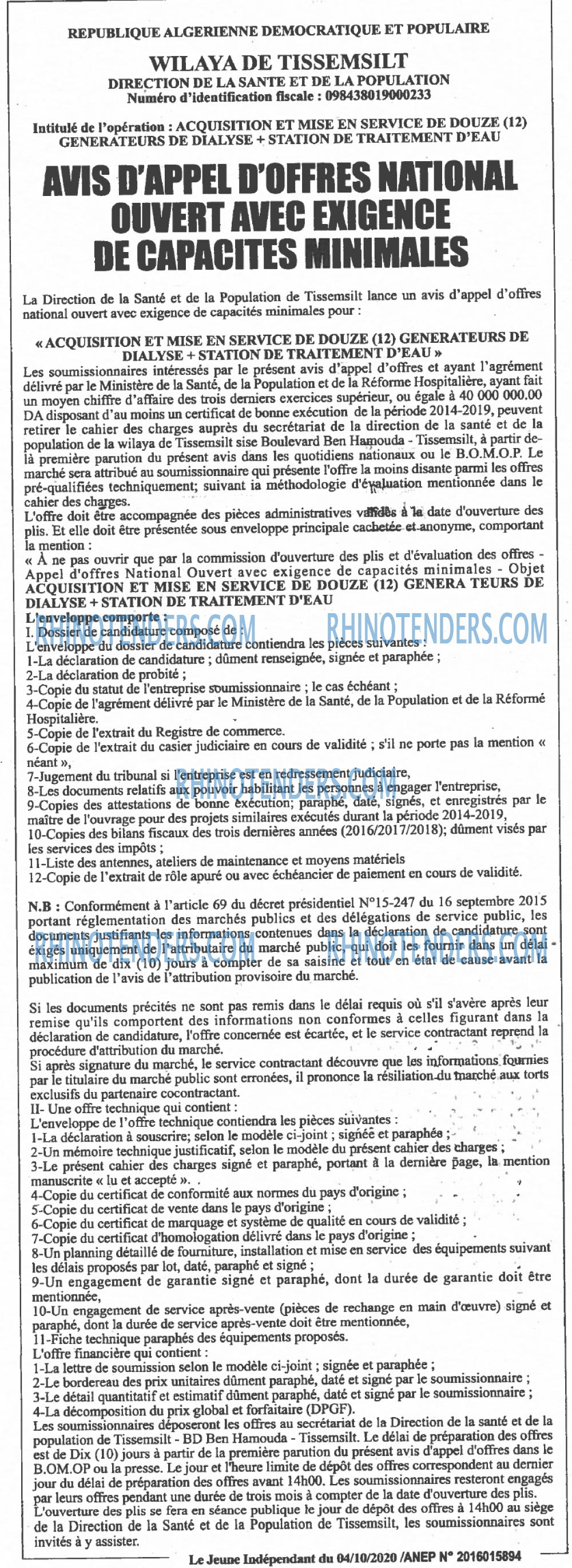Le jeune indépendant