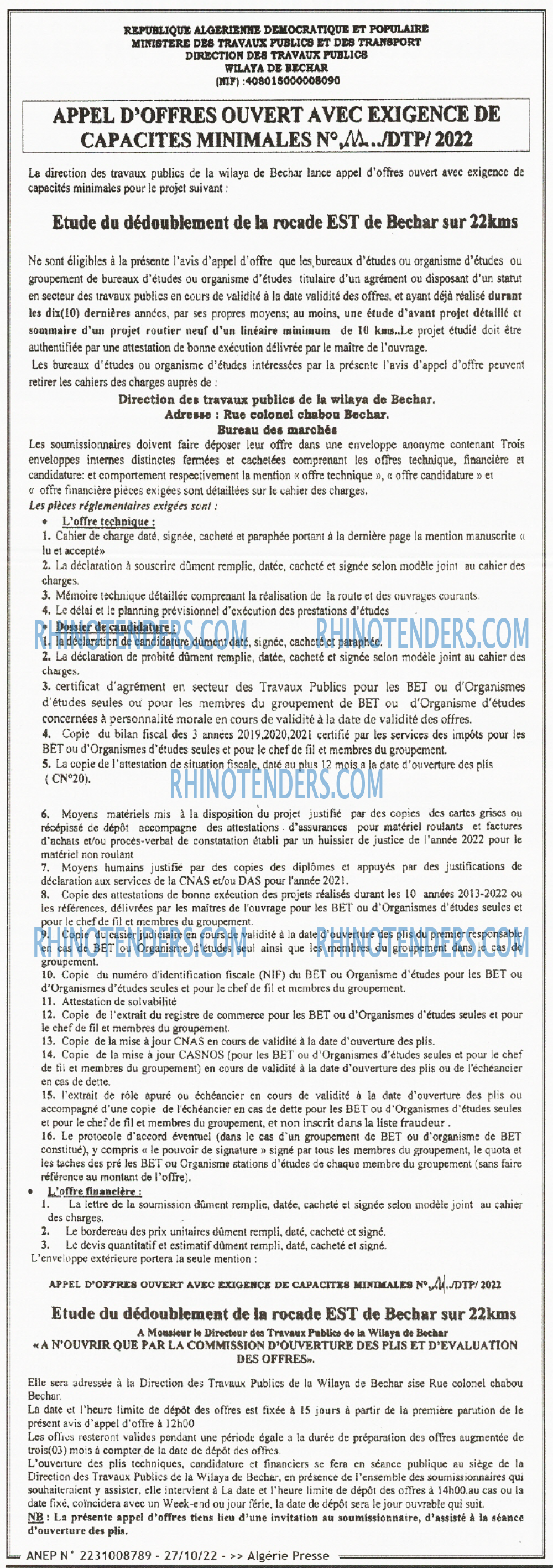 ALGERIE PRESSE