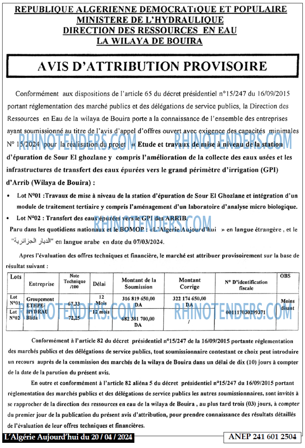 Aujourd'hui