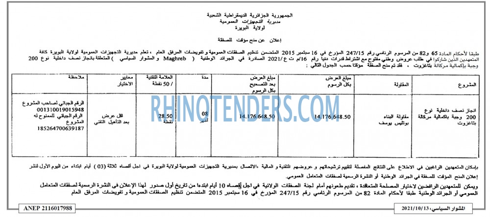 المشوار السياسي