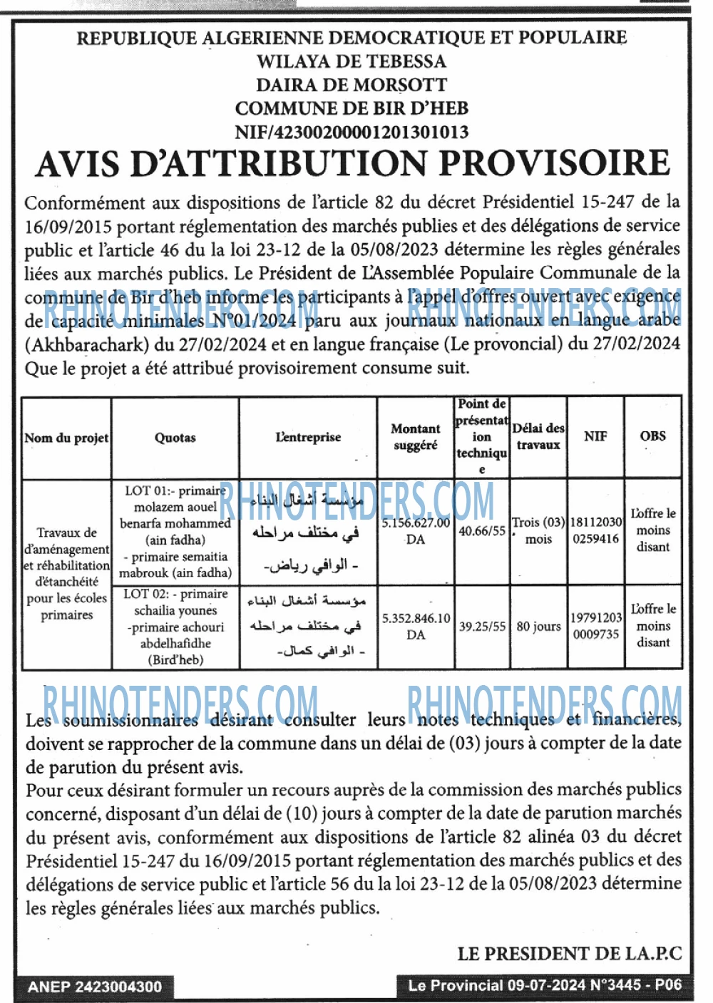 LE PROVINCIAL