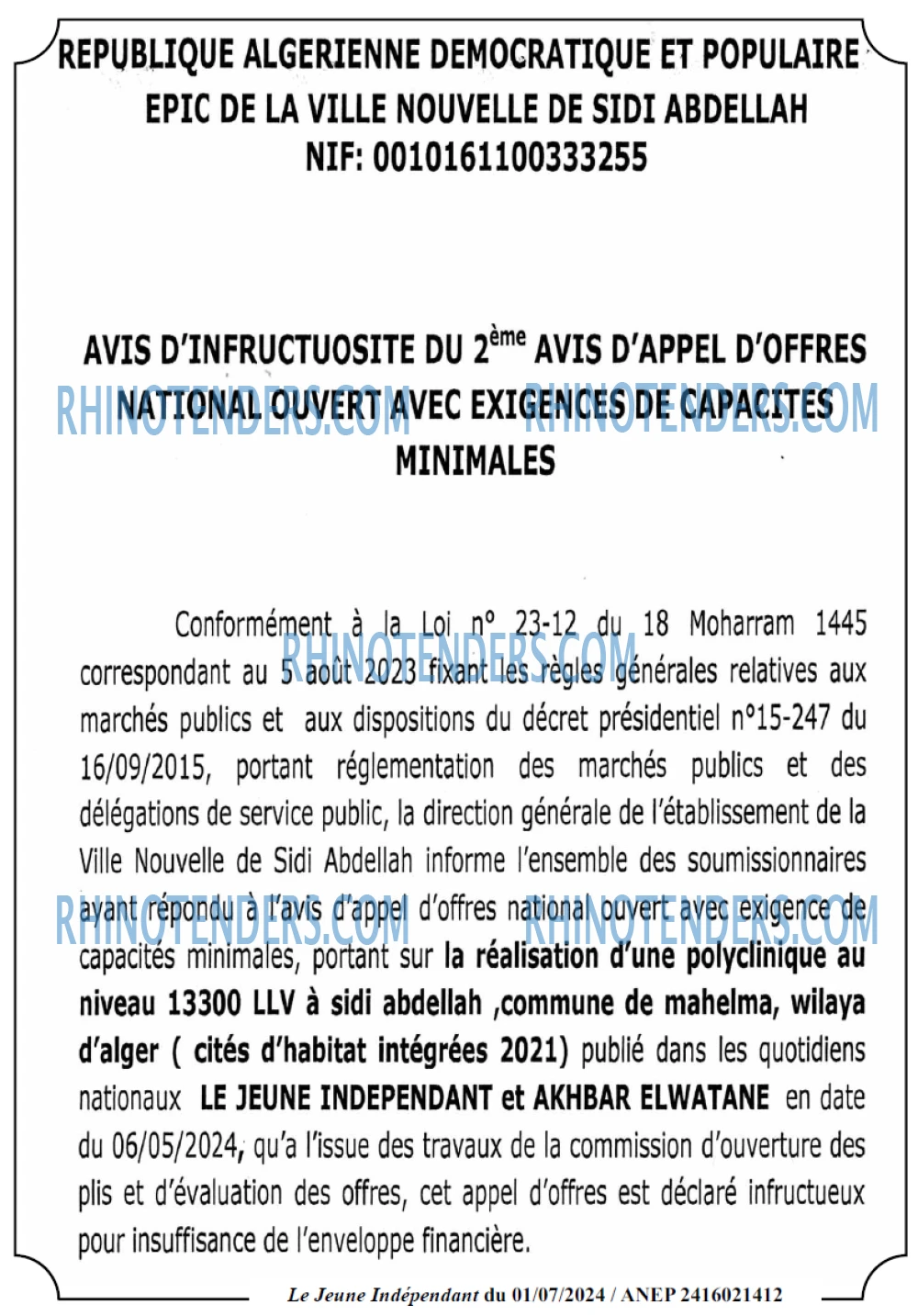 Jeune Independant