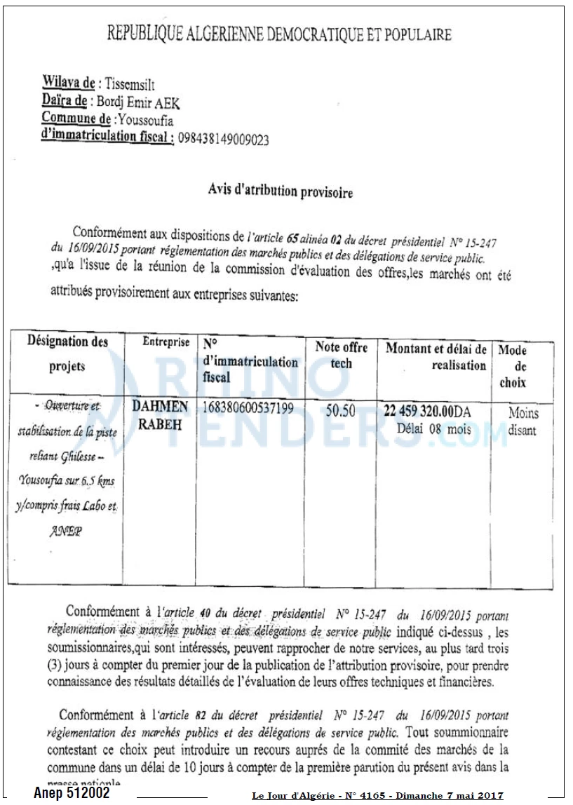 Le Jour d'Algérie