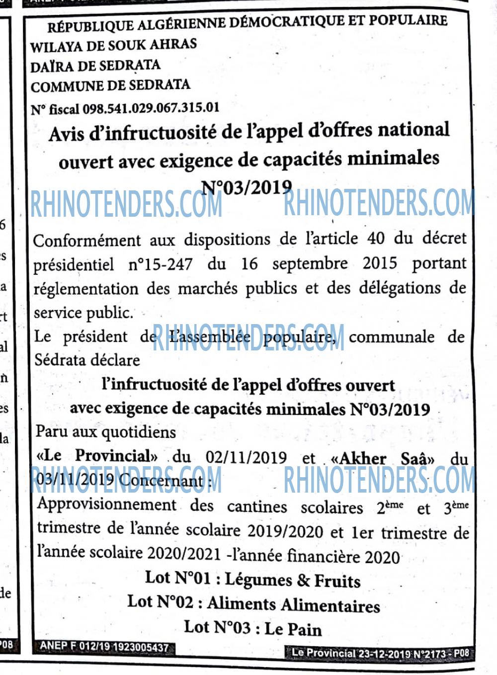 LE PROVINCIAL