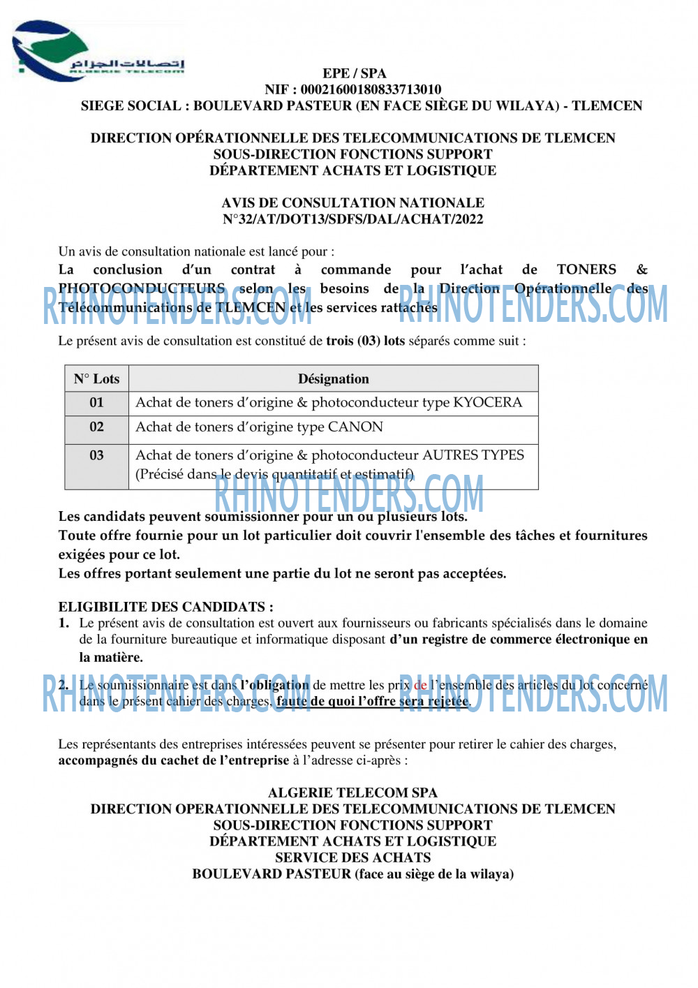 Algérie Télécom