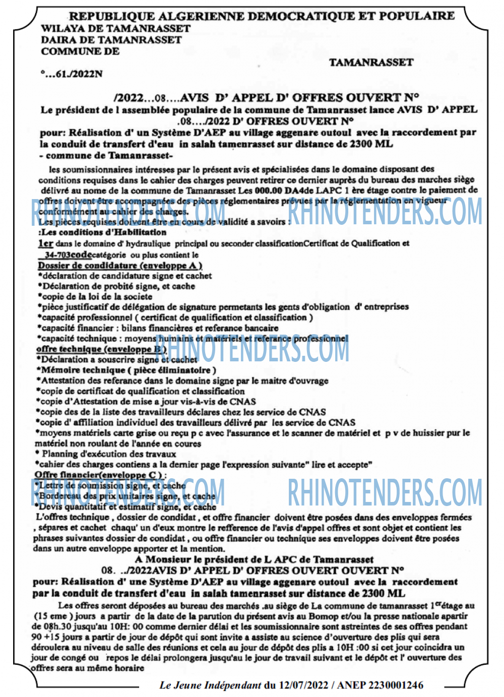 Jeune Independant