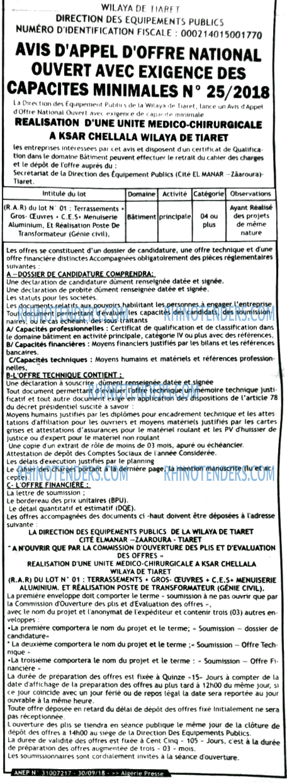 ALGERIE PRESSE
