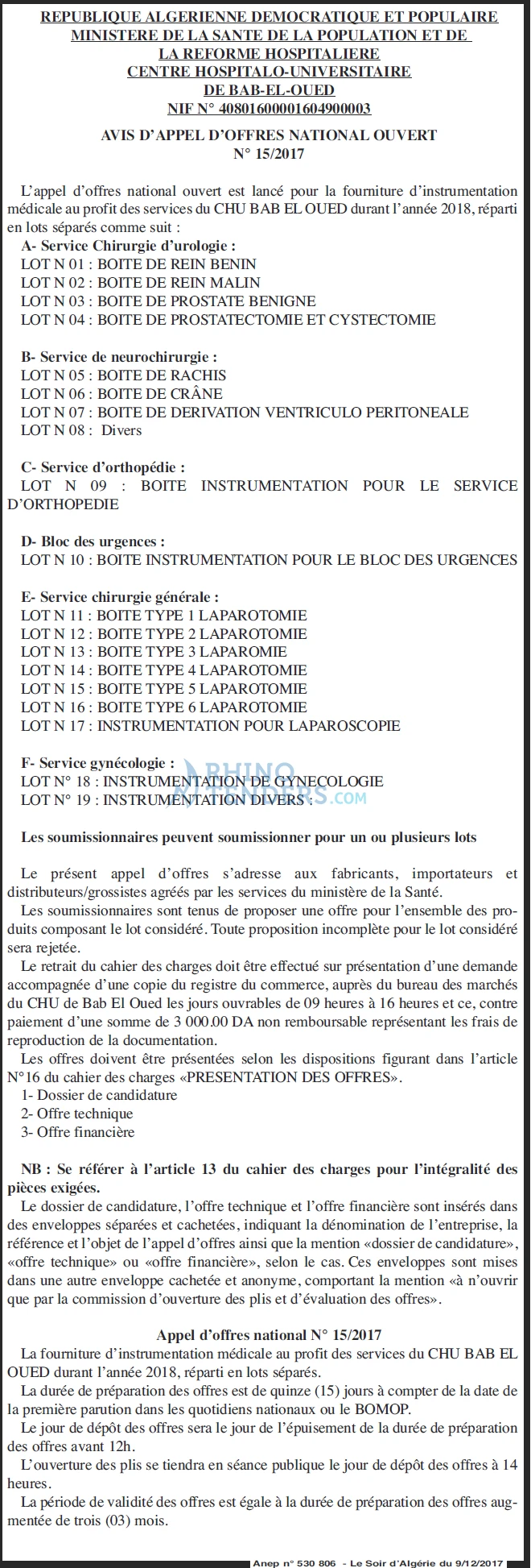 LE SOIR D'ALGERIE