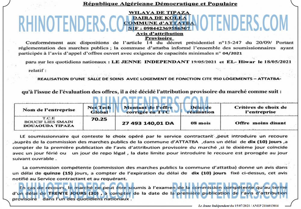 Jeune Independant