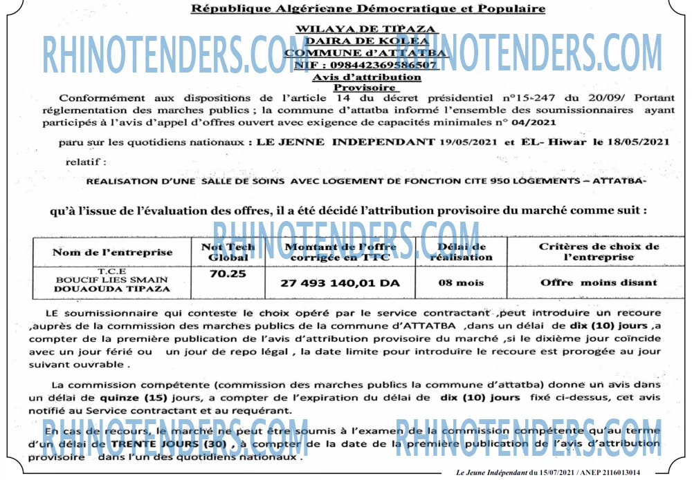 Jeune Independant